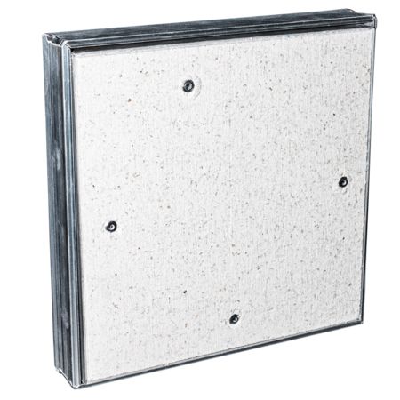 Люк ревизионный D Ceramo 200х200 скрытый монтаж съемный алюминий EVECS