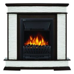 Каминокомплект:Очаг Electrolux EFP/P-1020LS, портал Scala Classic сланец скалистый бел., тёмн. Дуб