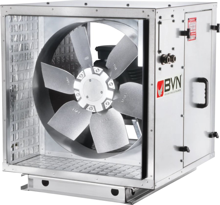 Шумоизолированный канальный осевой вентилятор дымоудаления ARMO-C 900